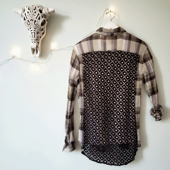 Free People Tops - Free People Fashion Plaid ✨